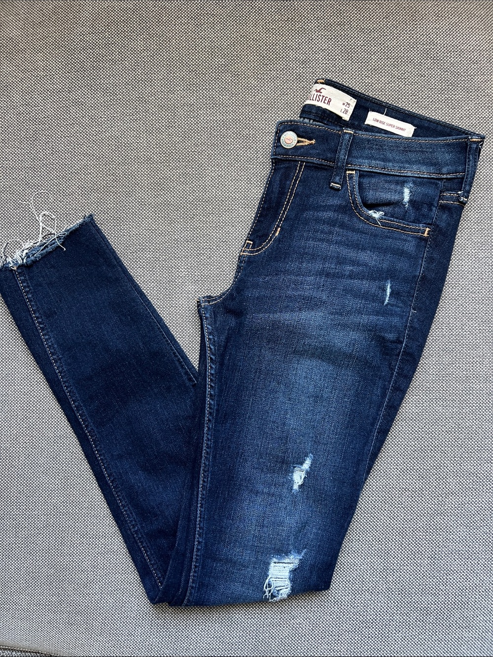 Hollister Women's Low Rise Super Skinny Jeans- Size 1S